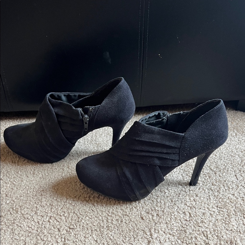 Mossimo Supply Co. Black Heeled Booties